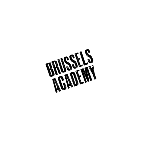 Black White Modern Handwritten Square Studio Logo